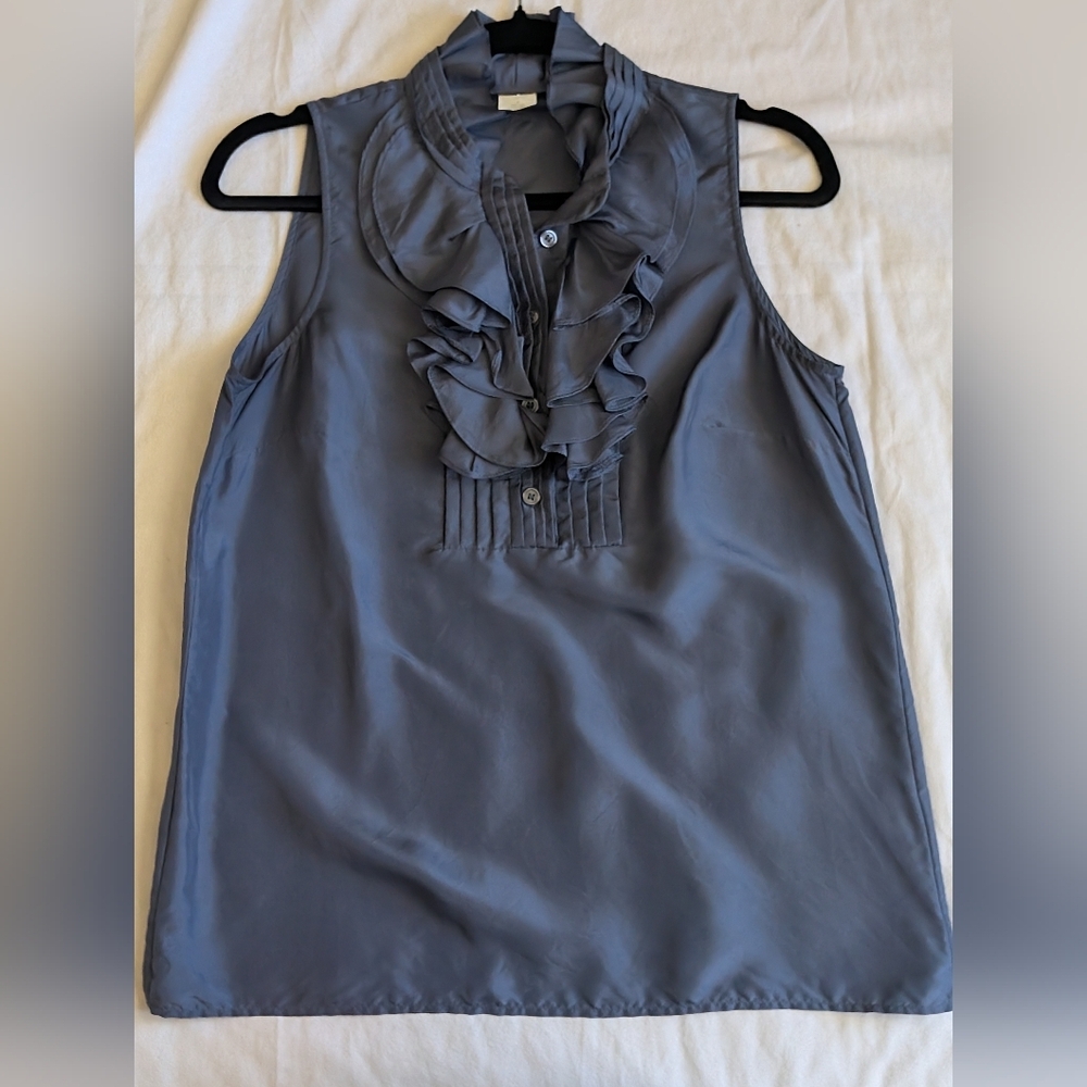 J. Crew 100% Silk Tank Top Size 4